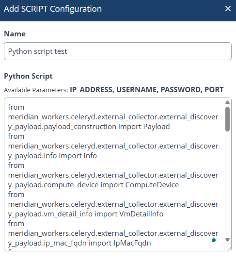 Python Configuration